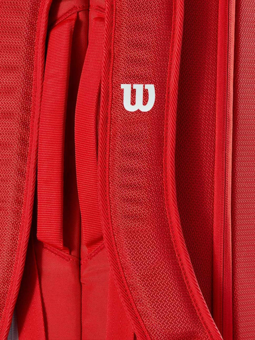 WILSON Тенис сак SUPER TOUR WILSON RED 6PK