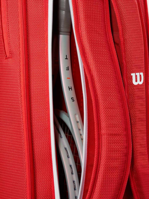 WILSON Тенис сак SUPER TOUR WILSON RED 6PK