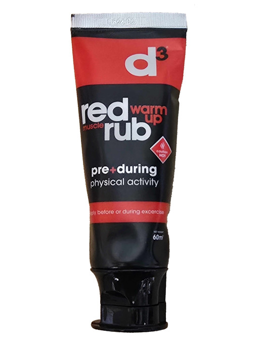 d3tape d3 Red Muscle Warm Up Rub 60ml