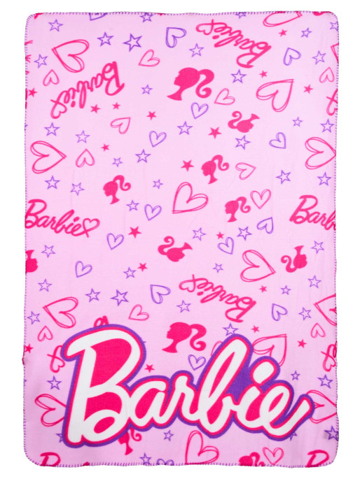 KIDS MOVIE HEROES Patura din polar Barbie