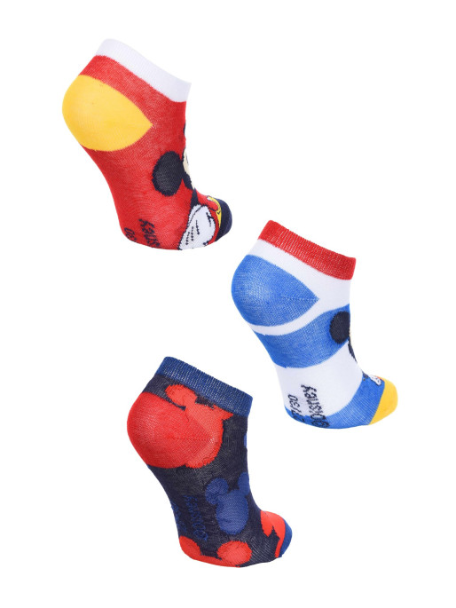 KIDS MOVIE HEROES Sosete - set 3 perechi Mickey