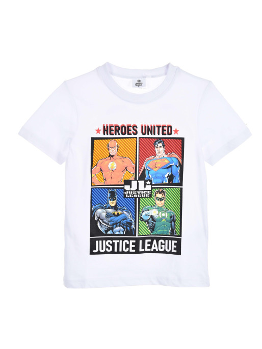 KIDS MOVIE HEROES Παιδική Κοντομάνικη Μπλούζα JUSTICELEAGUE