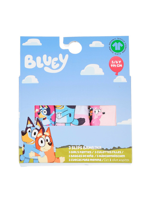 KIDS MOVIE HEROES Бельо - комплект 3 части BLUEY