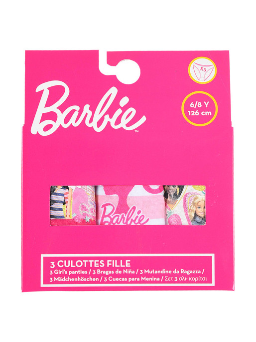 KIDS MOVIE HEROES Lenjerie - set 3 piese Barbie