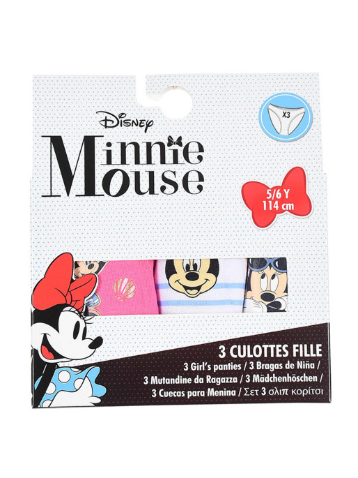 KIDS MOVIE HEROES Lenjerie - set 3 piese Minnie