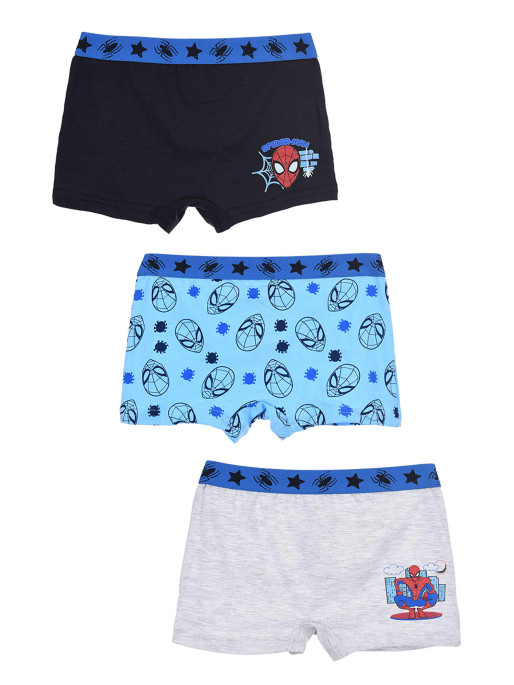KIDS MOVIE HEROES Lenjerie - set 3 piese Spiderman
