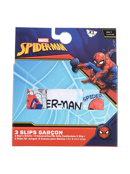 KIDS MOVIE HEROES Lenjerie - set 3 piese Spiderman