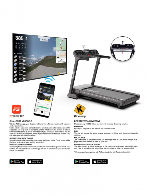 ORION ELEGANCE L2 20 km/3.00 HP Treadmill Smart