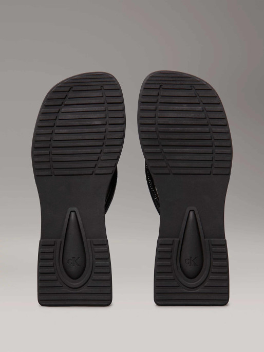 Calvin Klein Jeans Slapi Sq Low Wedge Stitch