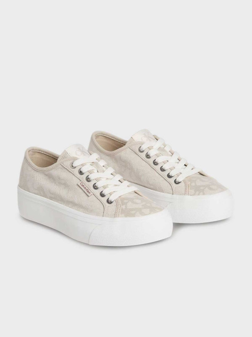 Calvin Klein Jeans Shoes VULC FLATF JACQUARD LOGO TAG