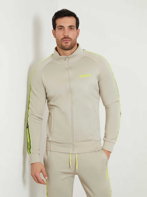 GUESS Bluza sport Kristof Full Zip Swe