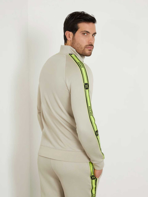 GUESS Bluza sport Kristof Full Zip Swe