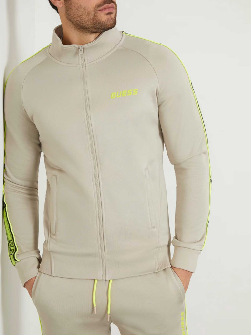 GUESS Bluza sport Kristof Full Zip Swe