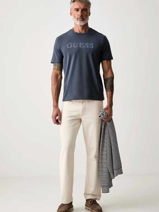 GUESS Тениска PRAT CN SS T-SHIRT