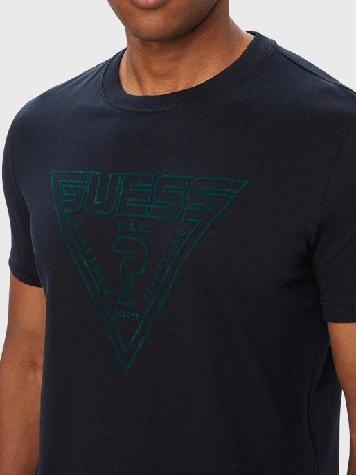 GUESS Тениска MIKEN CN SS T-SHIRT