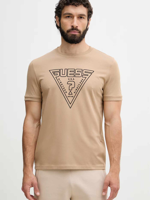 GUESS Тениска MIKEN CN SS T-SHIRT