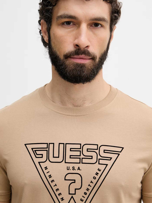 GUESS Тениска MIKEN CN SS T-SHIRT