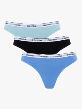 Calvin Klein Performance Αθλητικά Εσώρουχα THONG 3PK