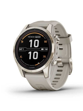 GARMIN GPS Smartwatch Fenix 7S Pro Sapphire Solar