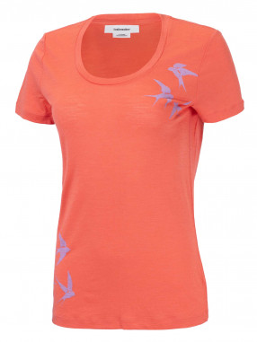 ICEBREAKER W Tech Lite II SS Scoop Tee Swarming Shape