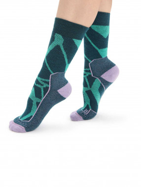 ICEBREAKER Чорапи W Hike+ Medium Crew Fractured Landscapes