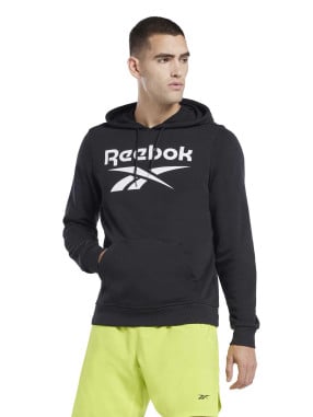 Doorbuster Reebok Identity Vector Fleece Track Suit in BLACK