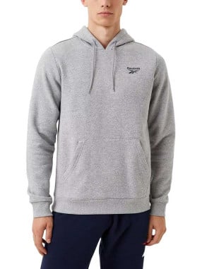 REEBOK Μακρυμάνικη Μπλούζα Identity Fleece Over-the-Head Hoodie