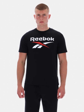 REEBOK Тениска BRUNO BIG LOGO CREW NECK SS TEE