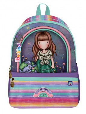 UWEAR Santoro Gorjuss Be Kind To Our Planet Backpack