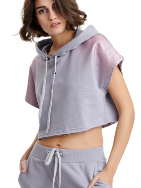 BODY TALK Κοντομάνικη Μπλούζα W SNAPS