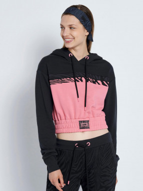 BODY TALK Μακρυμάνικη Μπλoύζα Zoo short hoodie