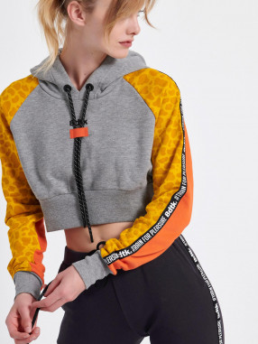 BODY TALK Μακρυμάνικη Μπλούζα W ALPHA FEMALE Cropped