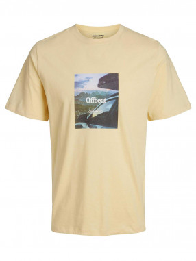 JACK & JONES Κοντομάνικη Μπλούζα Jordalston Photo Tee Ss Crew Neck