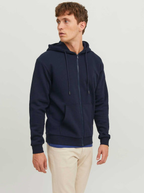 JACK AND JONES Αθλητική Ζακέτα JJEBRADLEY SWEAT ZIP HOOD NOOS