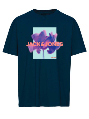 JACK & JONES Κοντομάνικη Μπλούζα JCOFLORALS TEE SS CREW NECK FST