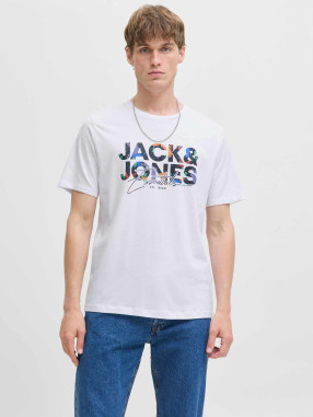 JACK & JONES Tricou Jjgeplas Ss Crew Neck Ln
