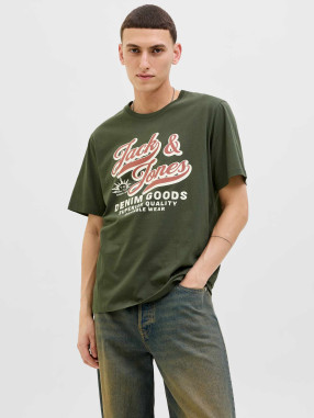JACK & JONES Tricou Jjelogo Ss O-neck 2 Col Aw25 Sn