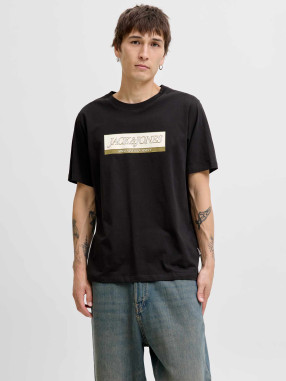 JACK & JONES Κοντομάνικη Μπλούζα JORINWOOD BLOCK BRANDING TEE SS CN