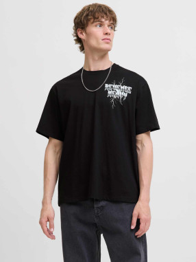 JACK & JONES Tricou Joreaglerock Gallery Ss Crew Neck Tg