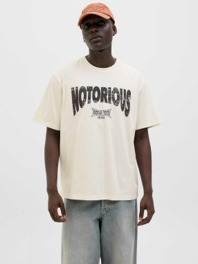 JACK & JONES Tricou Joreaglerock Gallery Ss Crew Neck Tg