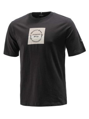 JACK & JONES Тениска JORCATSKILLS SQUARE BRANDING TEE SSCN LN