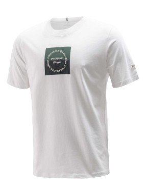 JACK & JONES Тениска JORCATSKILLS SQUARE BRANDING TEE SSCN LN