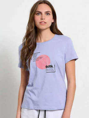 BODY TALK Κοντομάνικη Μπλούζα W