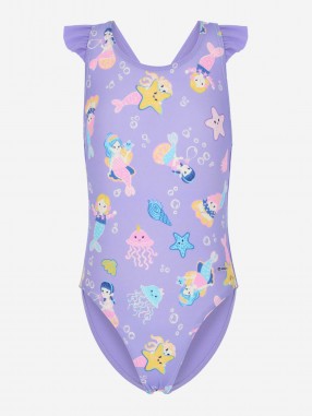 JOSS Costum de baie intreg Little Girls All-over Printed