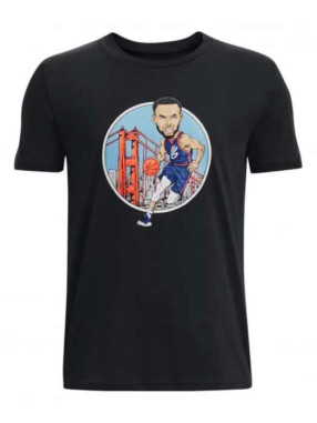 UNDER ARMOUR Тениска CURRY ANIMATED SS