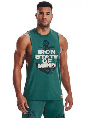 UNDER ARMOUR Αμάνικη Μπλούζα PJT ROCK IRON MUSCLE