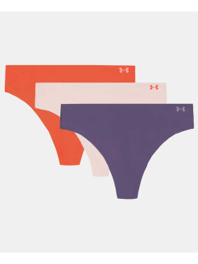 UNDER ARMOUR Бельо UA PURE STRETCH NO SHOW THONG -SOLID 3PK
