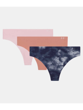 UNDER ARMOUR Бельо PURE STRETCH NO SHOW THONG -PRINT 3PK