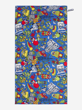 JOSS Кърпа Printed Microfibre Absorbent Swimming Towel
