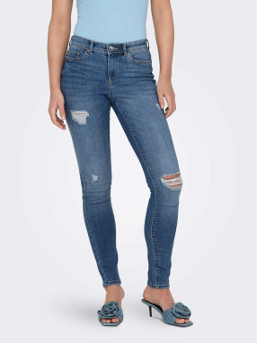 ONLY Παντελόνι Τζιν ONLWAUW MID WAIST SKINNY JEANS